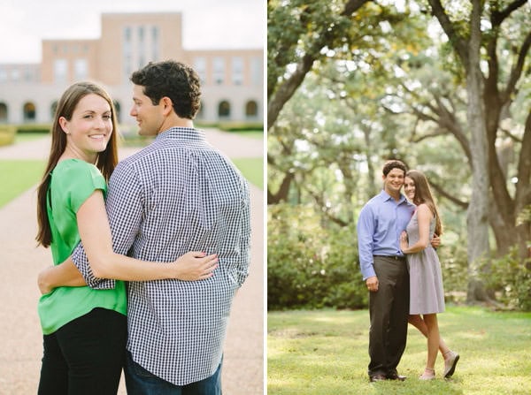 engagement portraits rice university