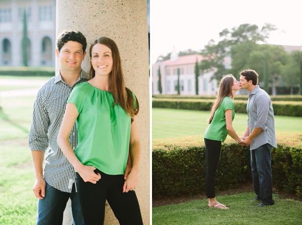 Rice University Engagement Photography