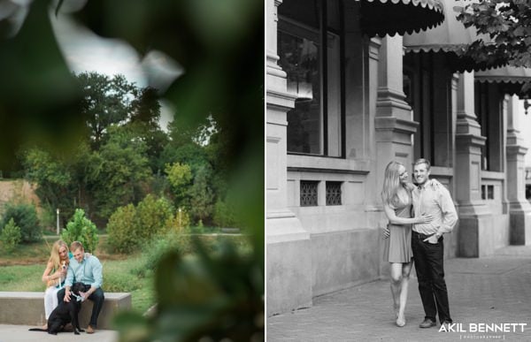 Downtown Houston Engagement Photos