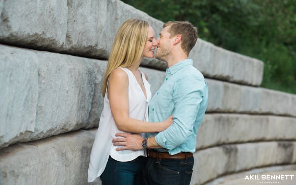 Downtown Houston Engagement Photos