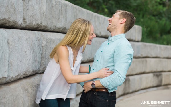 Downtown Houston Engagement Photos