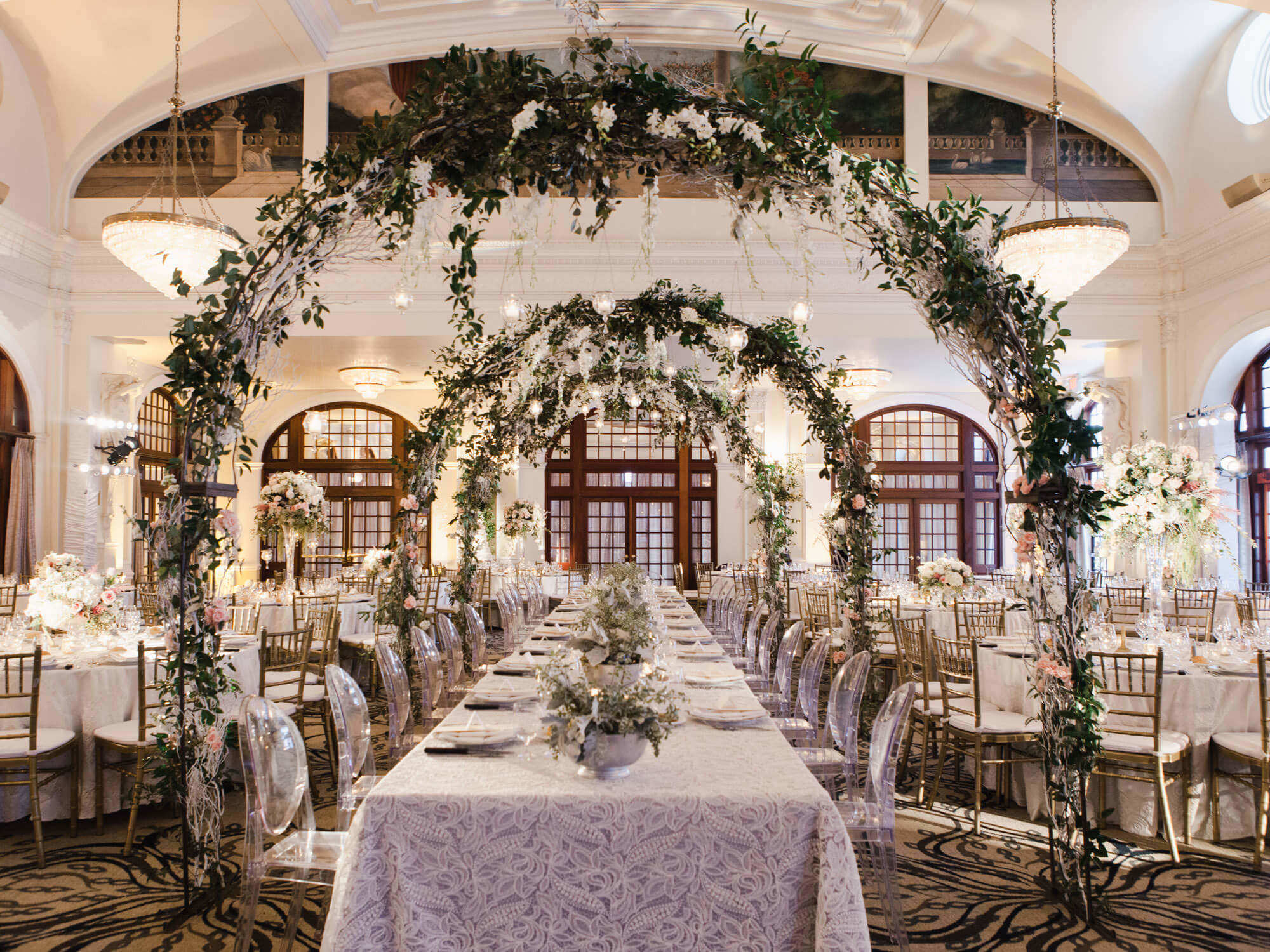 Crystal Ballroom At The Rice Hotel Wedding Photography