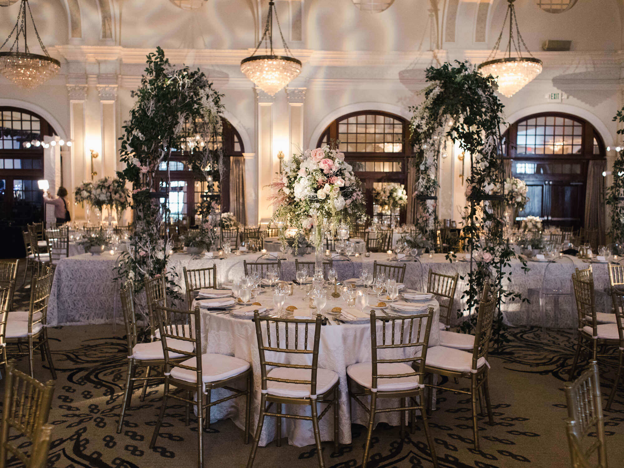 Crystal Ballroom At The Rice Hotel Wedding Photography