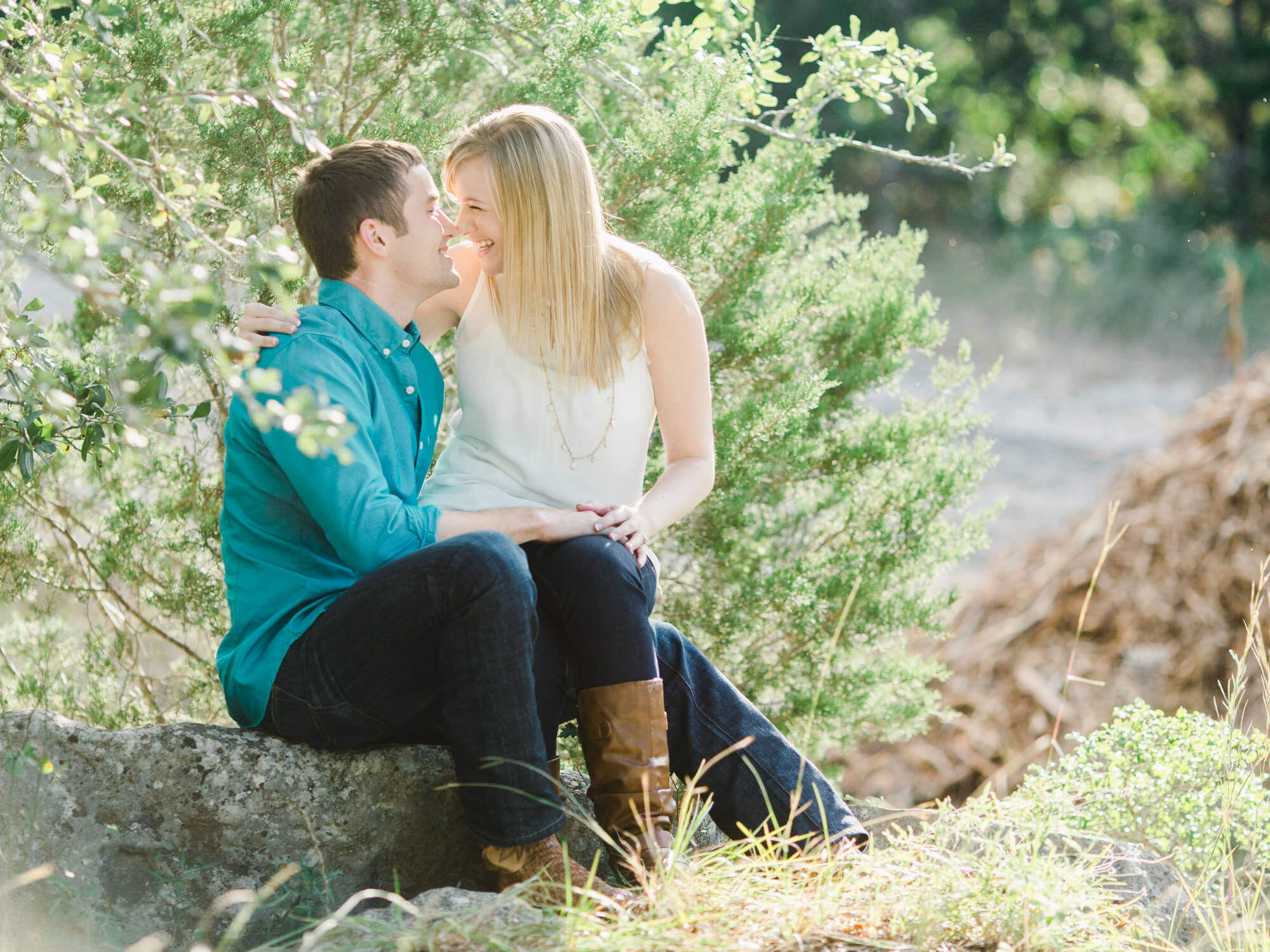 Dry Comal Creek Winery Engagement Photos