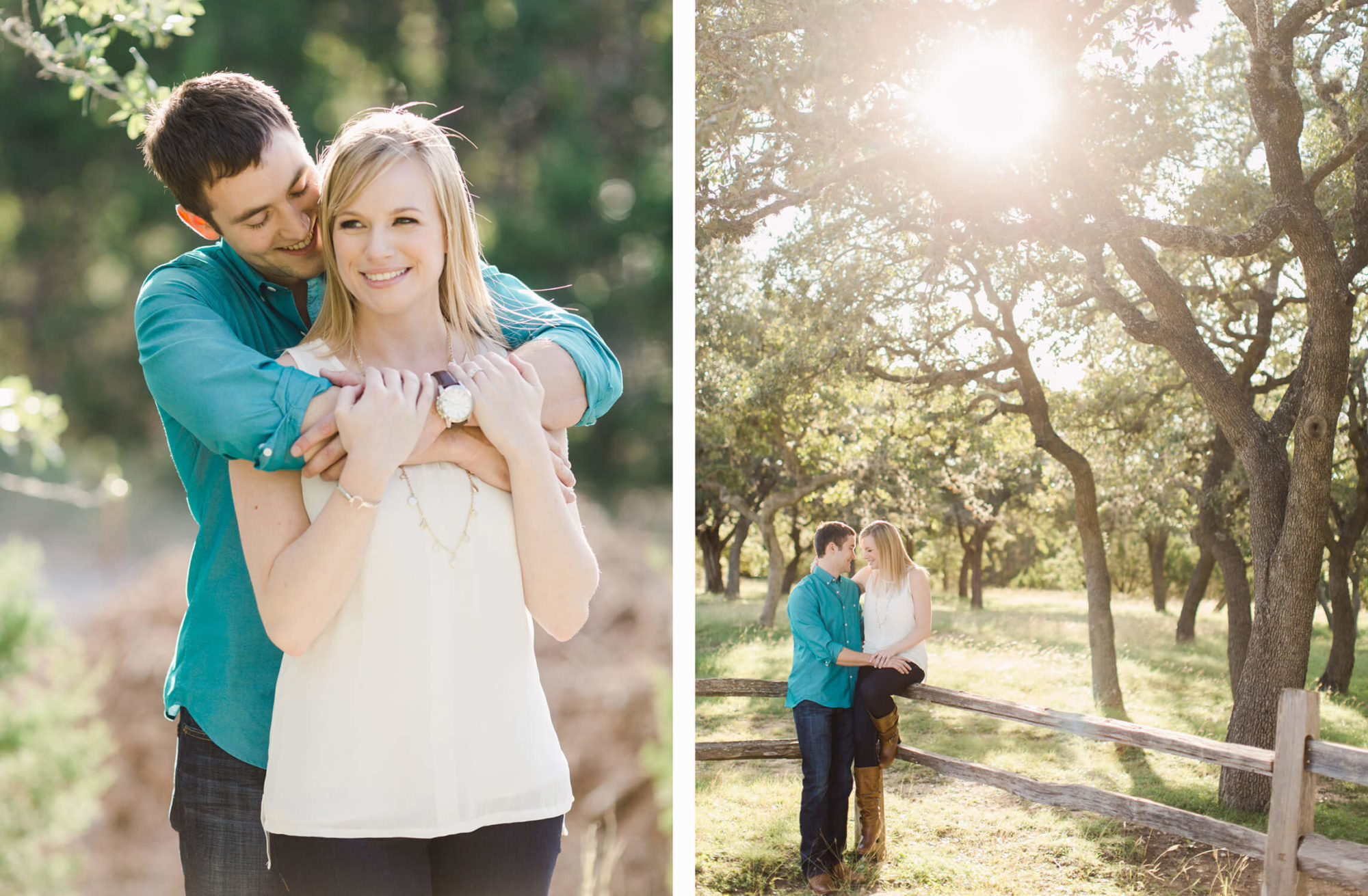 Dry Comal Creek Winery Engagement Photos
