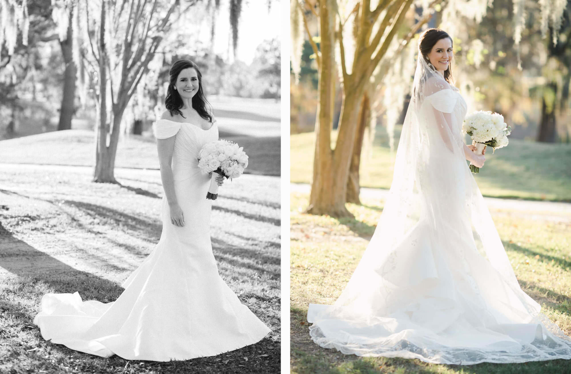 Bridal portraits at Lakeside Country Club