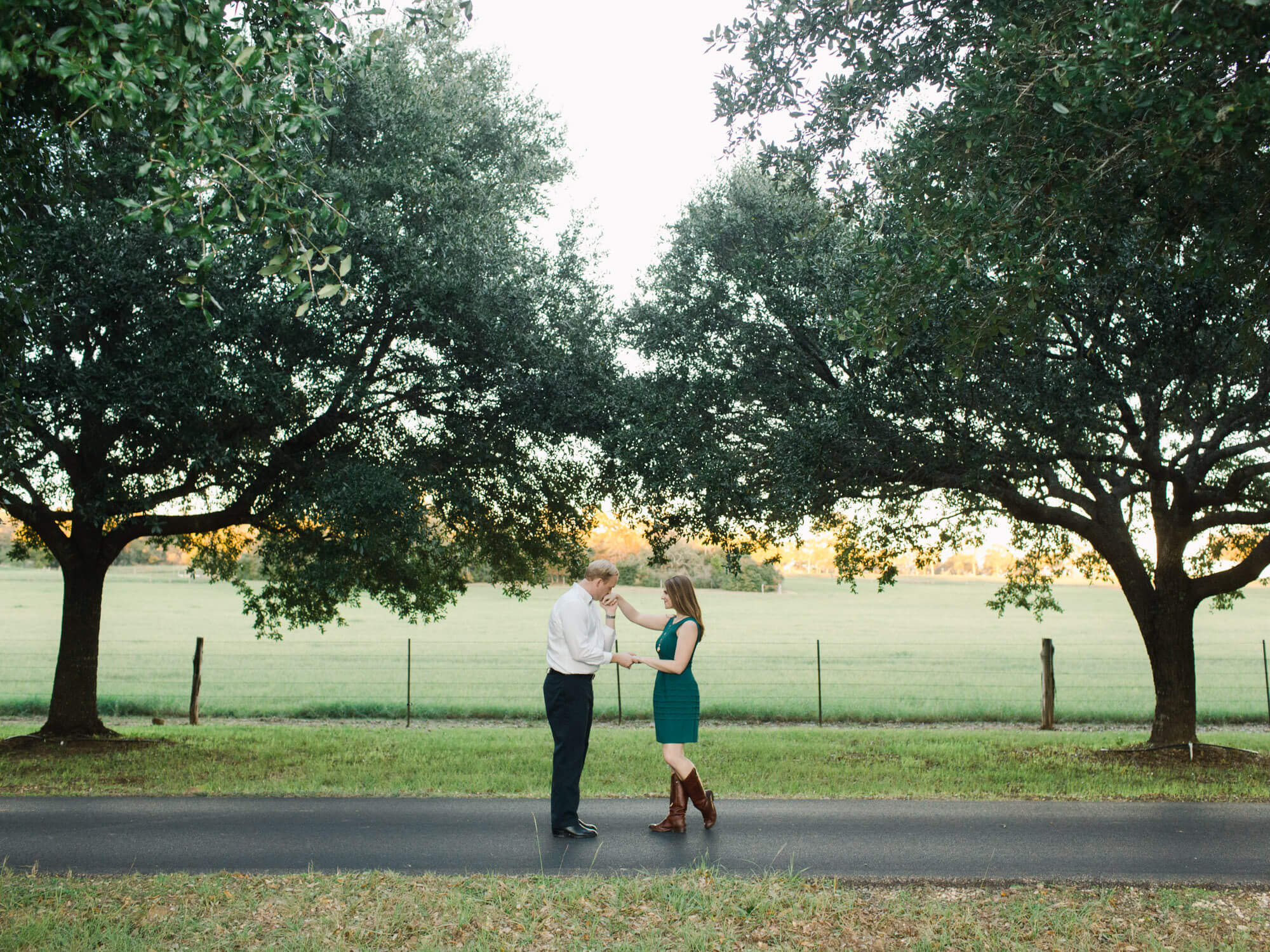 Texas Ranch Engagement Portraits