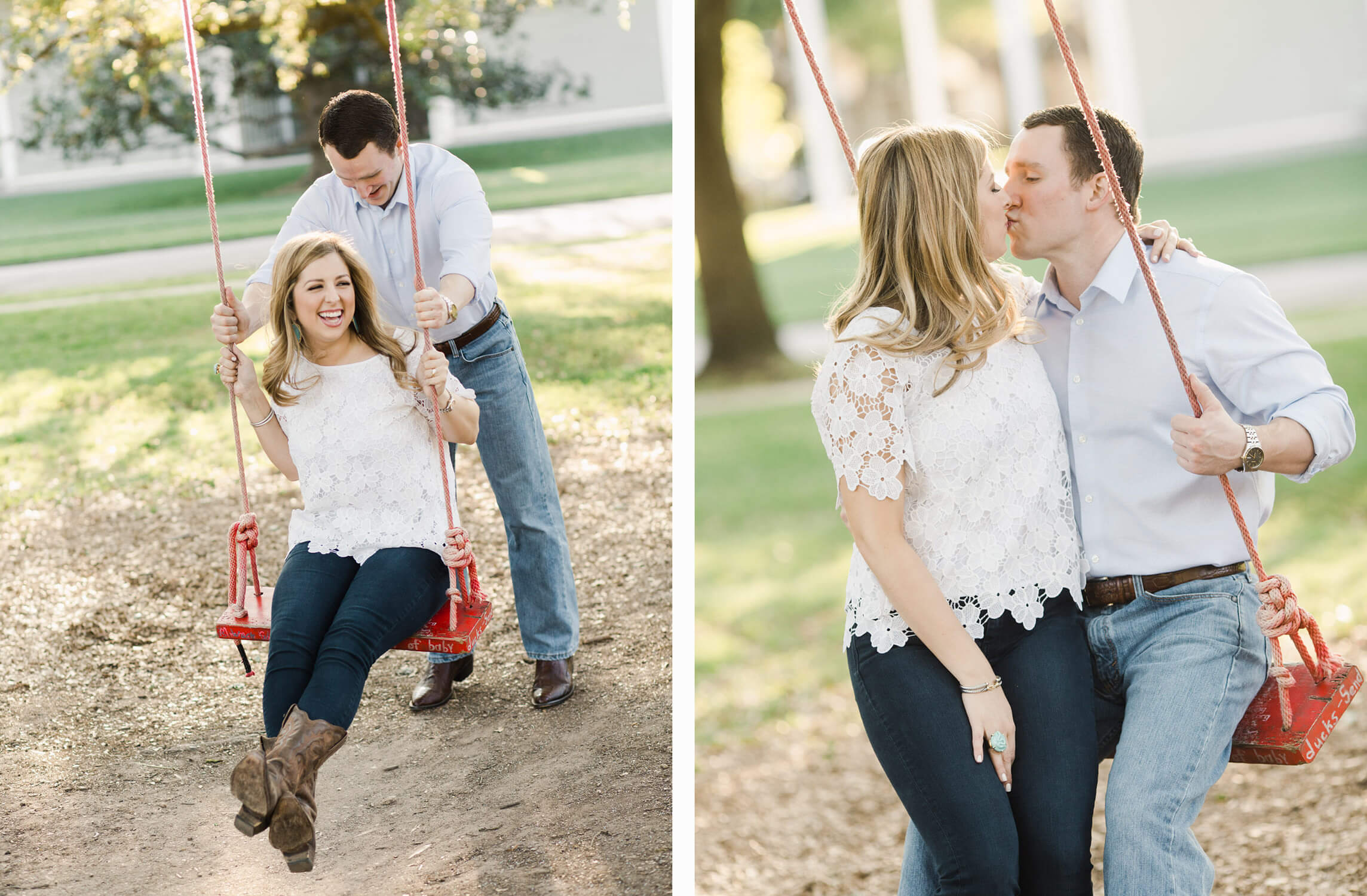 Engagement Portraits at The Menil Collection in Houston Texas.