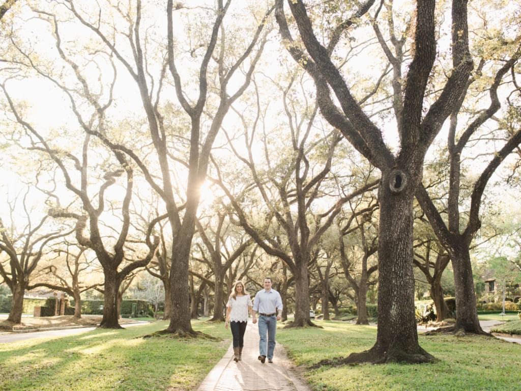 Engagement Portraits at The Menil Collection in Houston Texas.