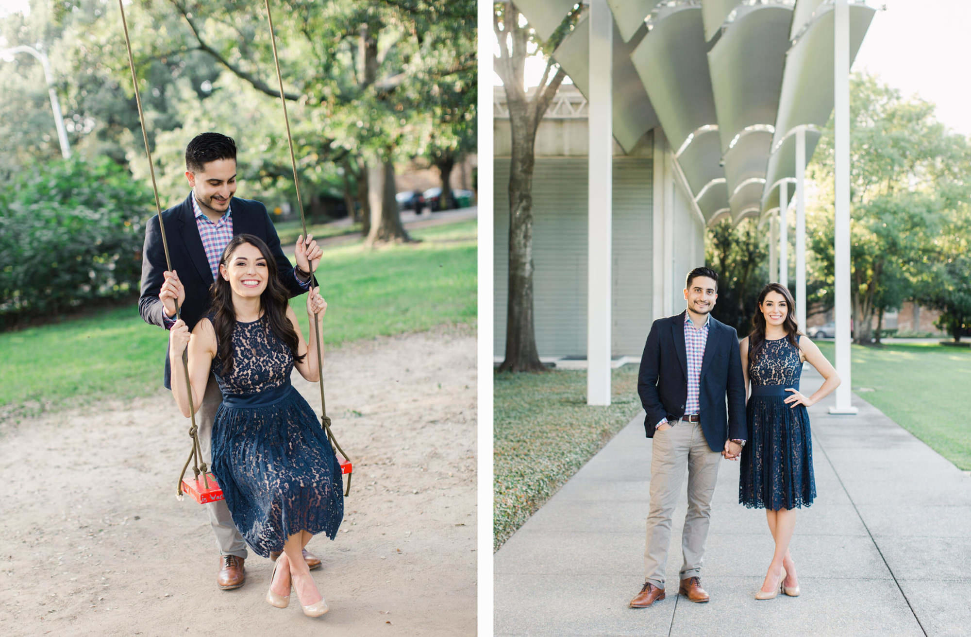 Engagement Photography at The Menil Collection