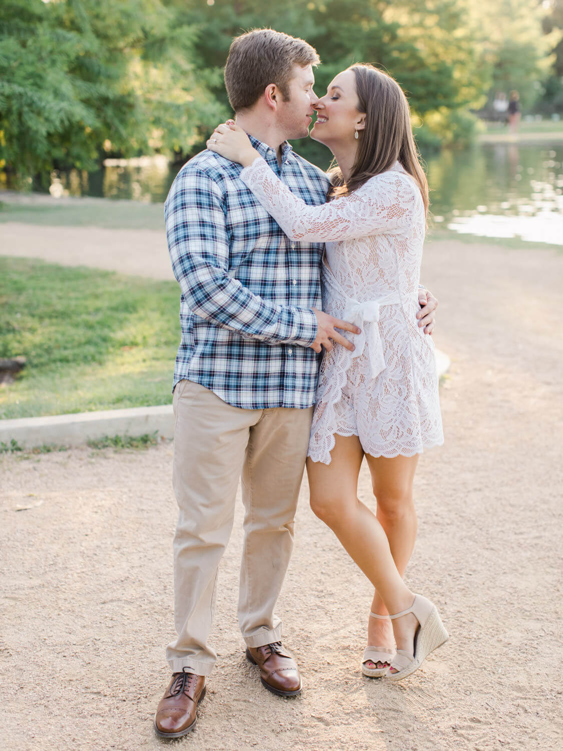 Hermann Park Houston Engagement Photos