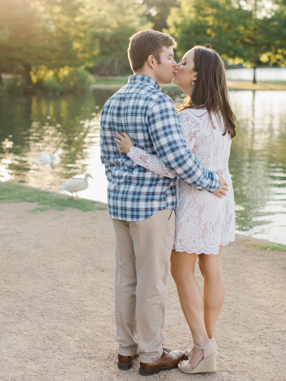 Hermann Park Houston Engagement Photos