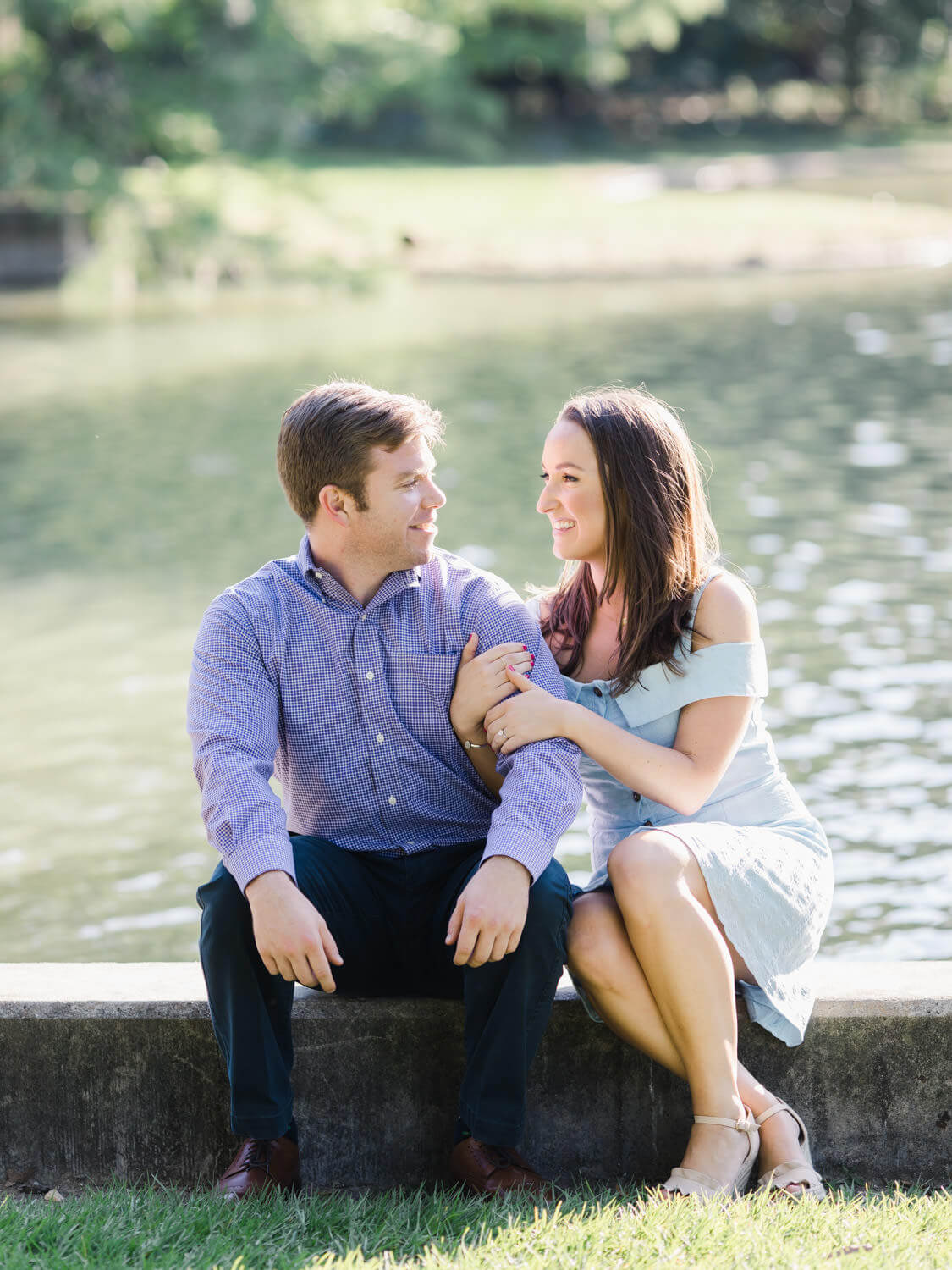 Hermann Park Houston Engagement Photos