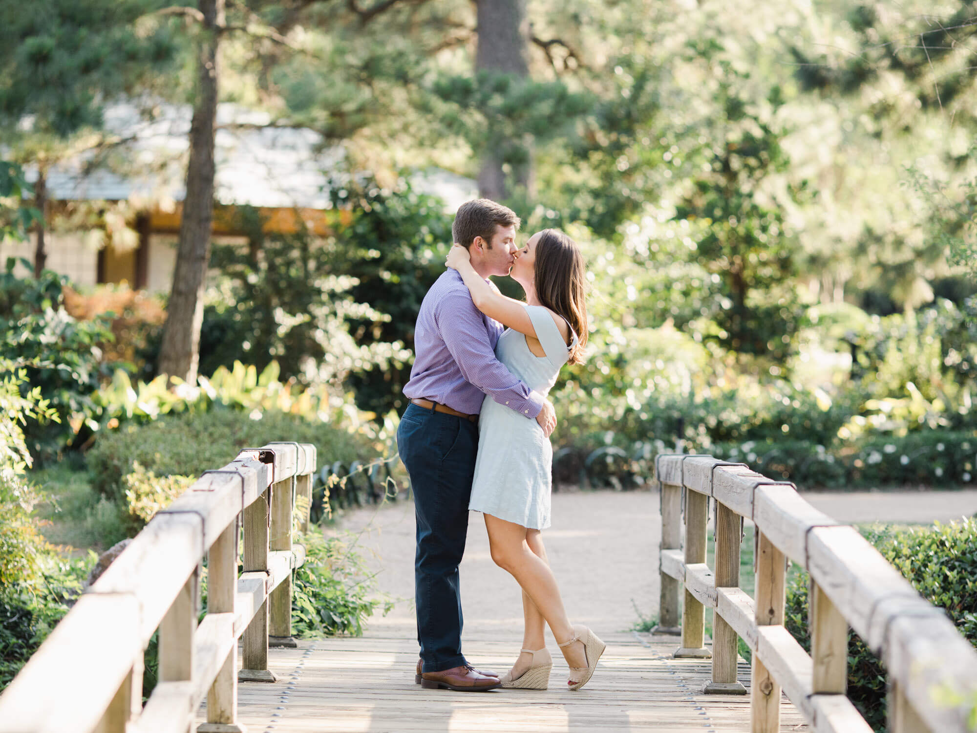 Hermann Park Houston Engagement Photos