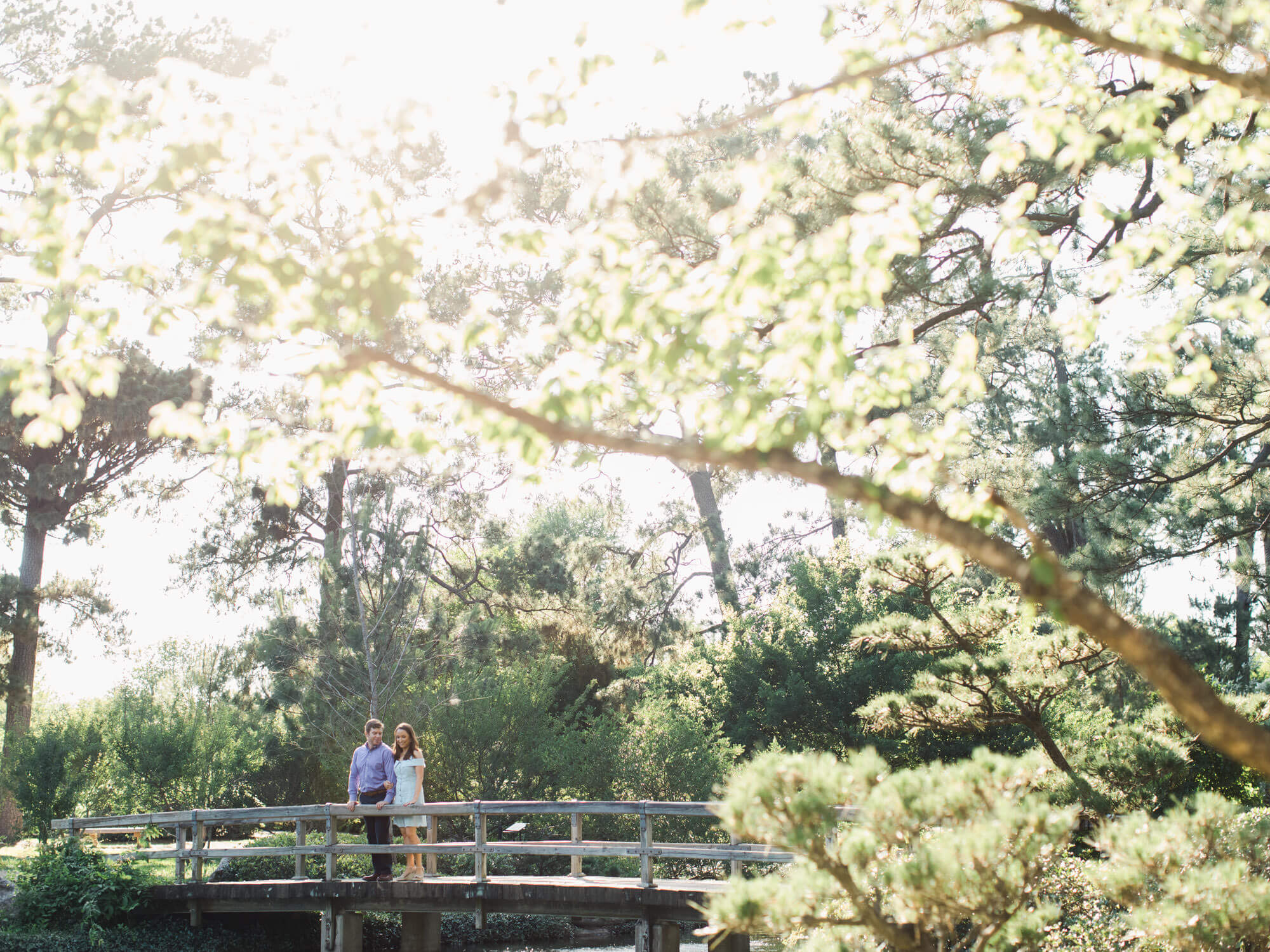 Hermann Park Houston Engagement Photos