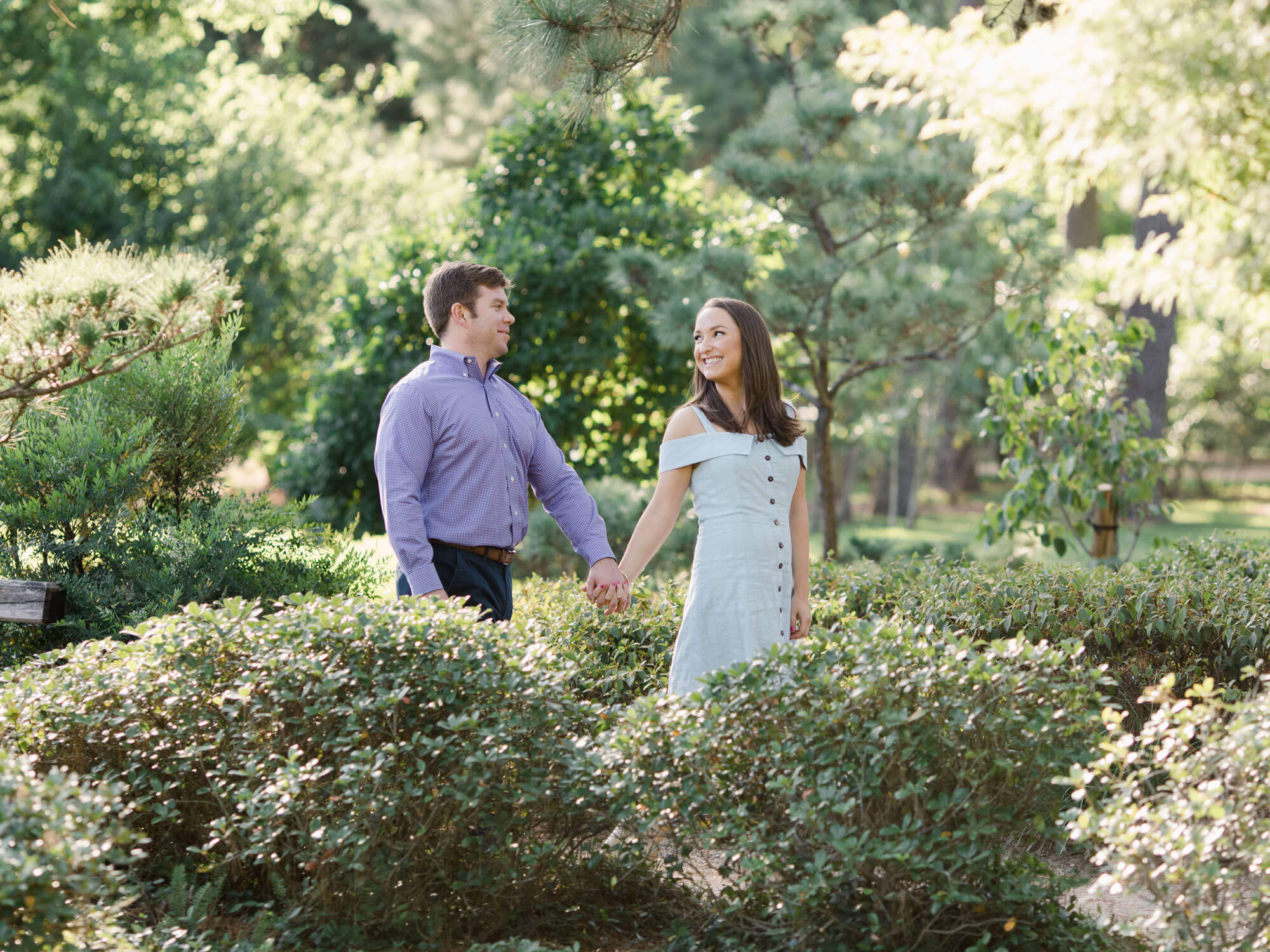 Hermann Park Houston Engagement Photos