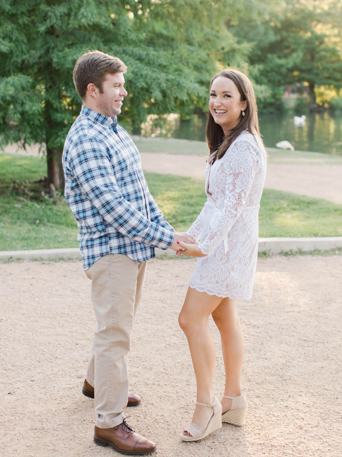 Hermann Park Houston Engagement Photos