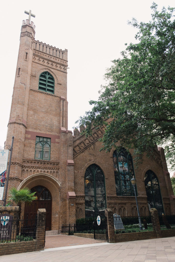 wedding ceremony at the historic Christ Church Cathedral