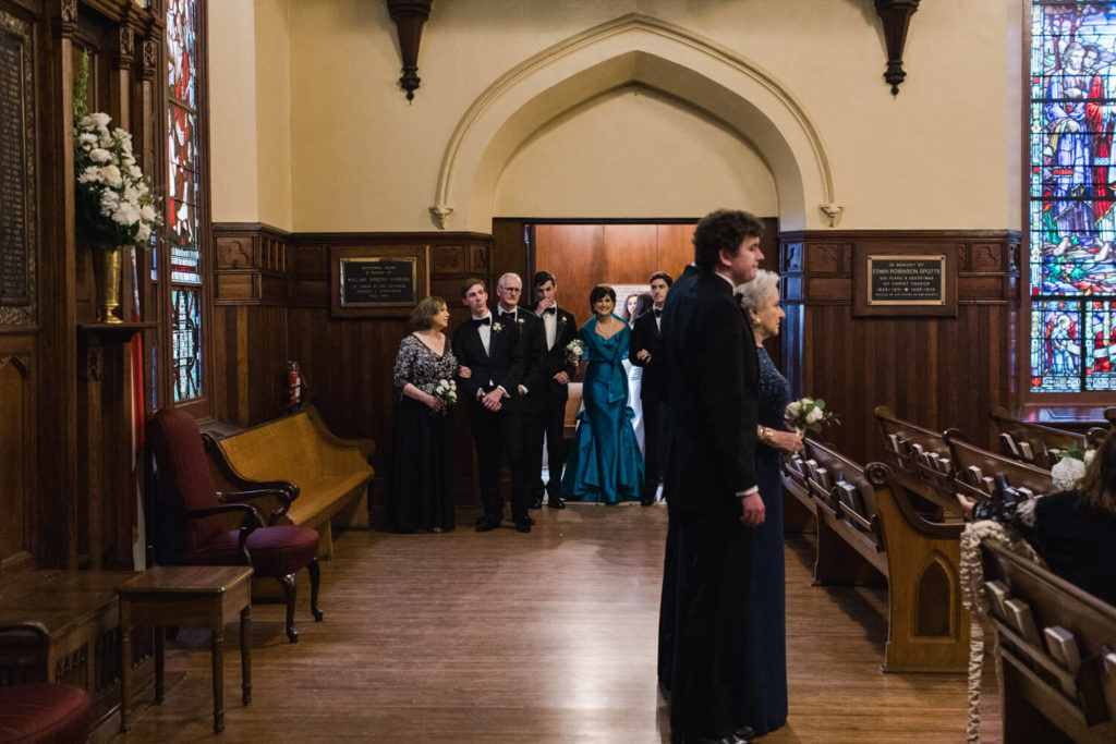 wedding ceremony at the historic Christ Church Cathedral