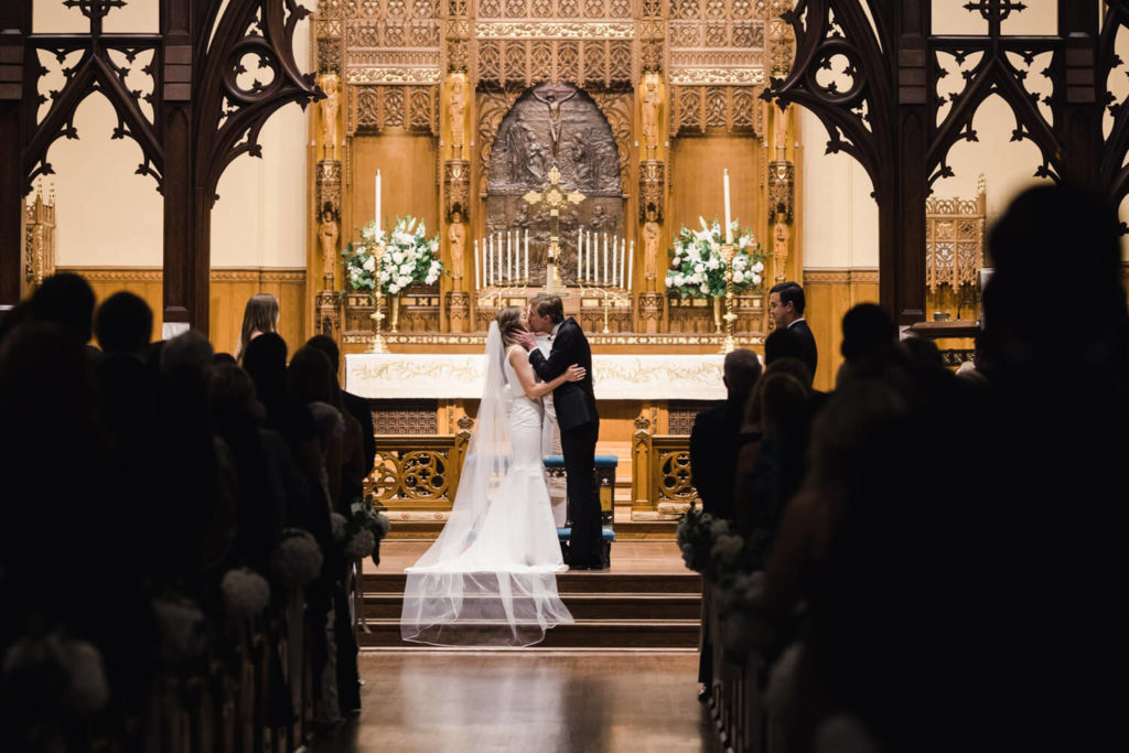 wedding ceremony at the historic Christ Church Cathedral