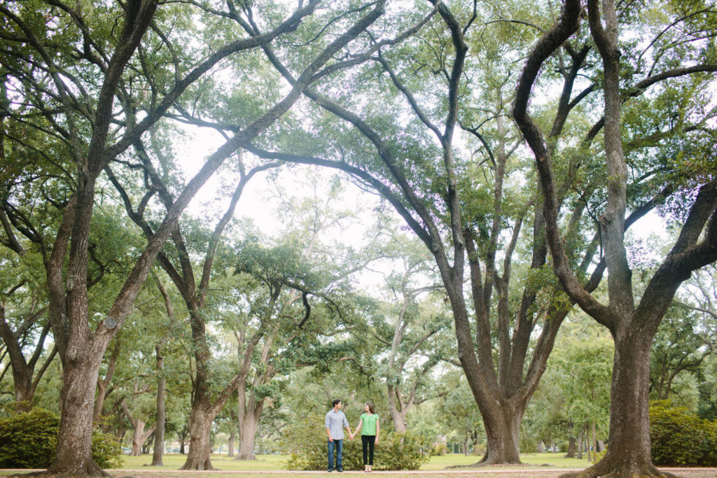 Engagement session at Rice University