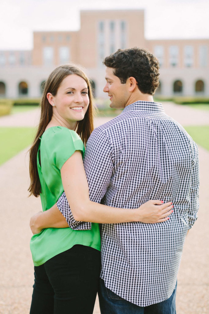 Engagement session at Rice University