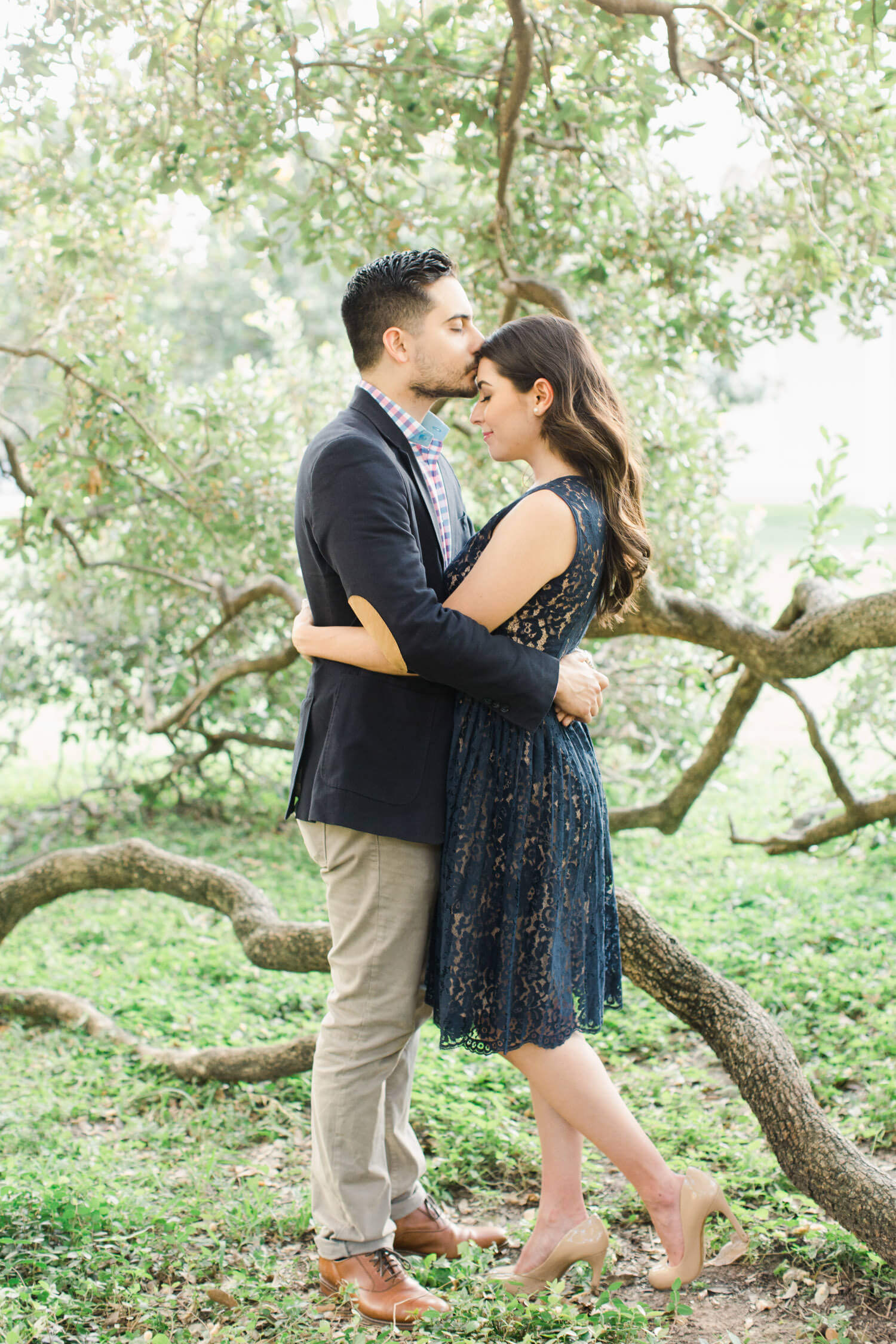 Engagement photography at The Menil Collection