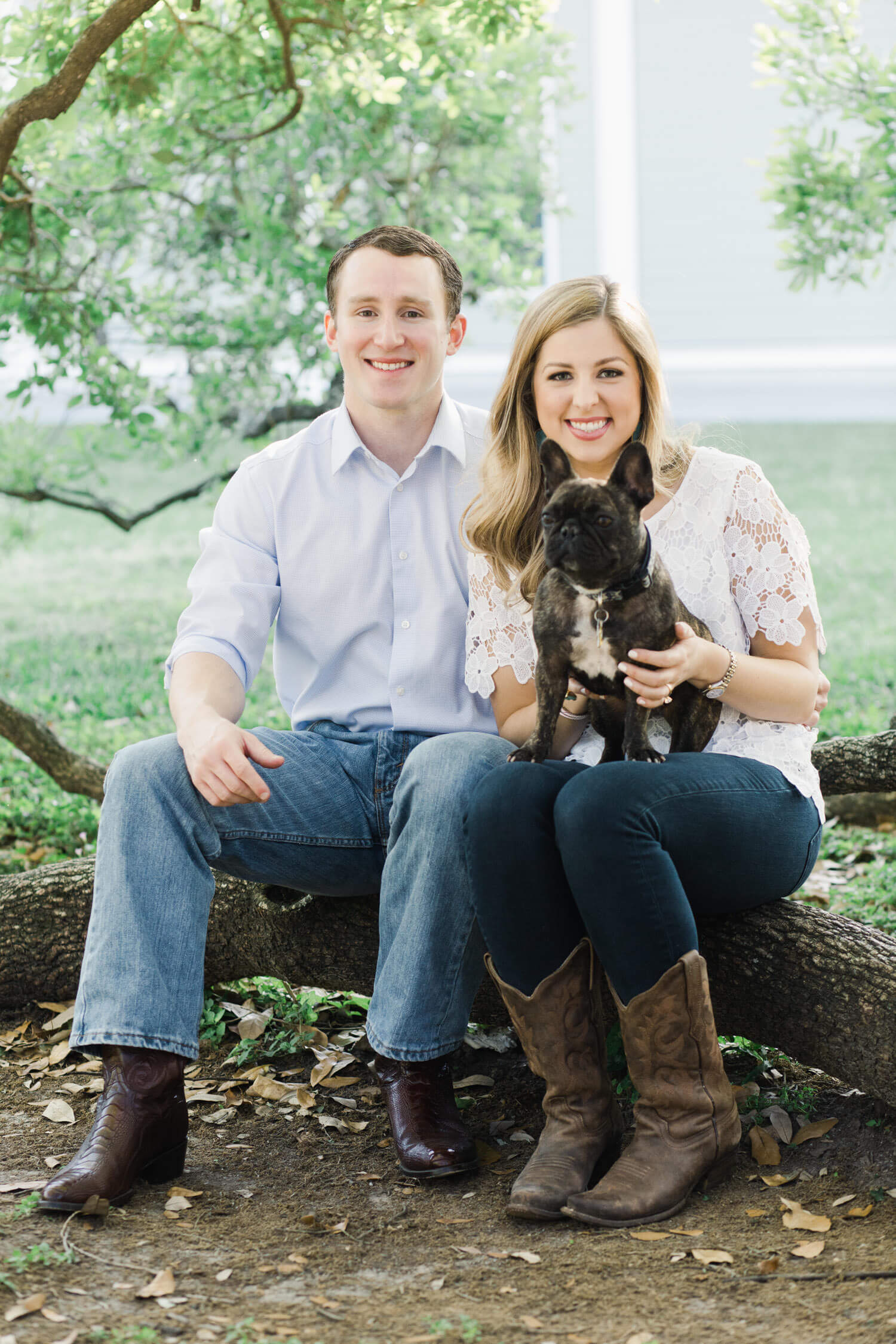 Engagement photography at The Menil Collection